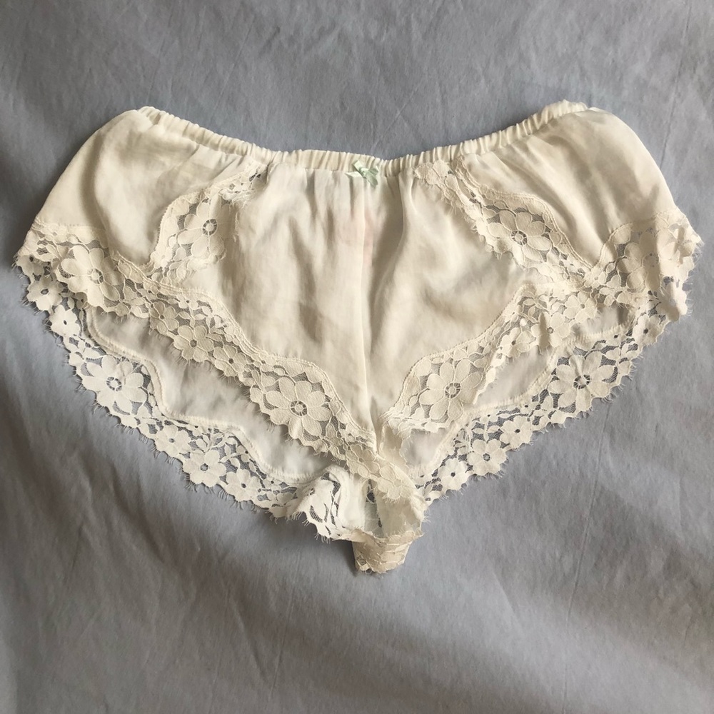 VS satin shorts